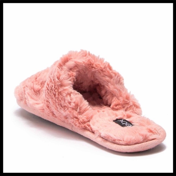 BEBE COZY PLUSH CRYSTAL EMBELLISHED SLIPPERS - Picture 5 of 8